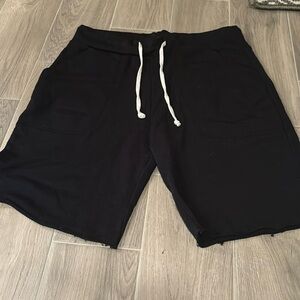 Alternative Mens Black Sweat Shorts Size M